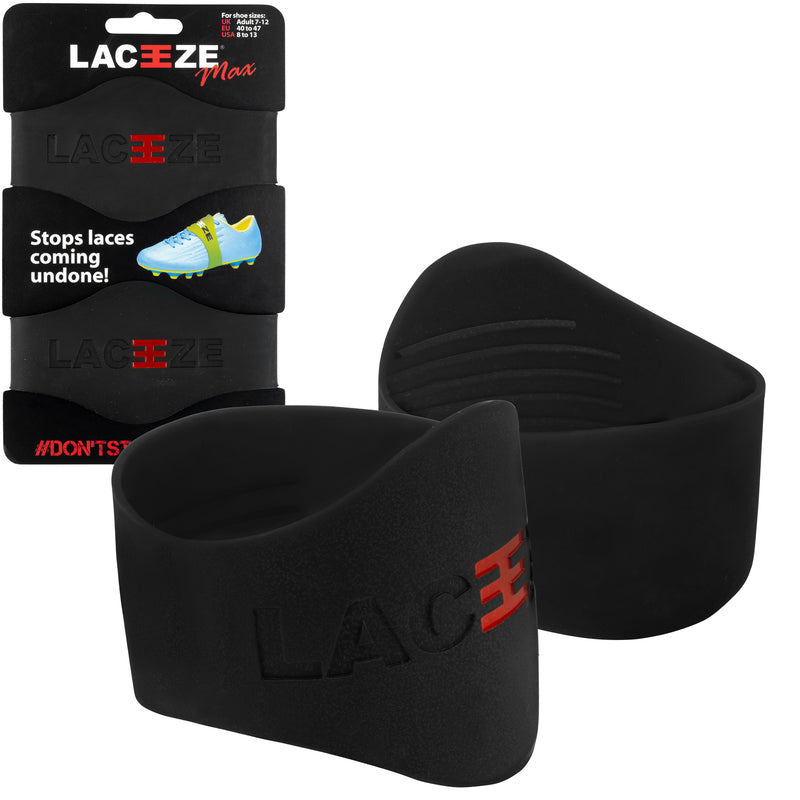 Laceeze MAX Bands fits size 8 onwards - 3 Pair Pack.